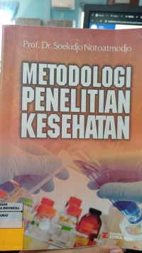 Image of Metodologi Penelitian Kesehatan